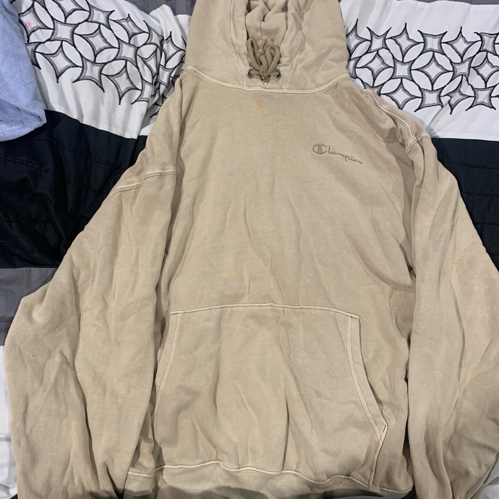 Tan champion oversized pullover